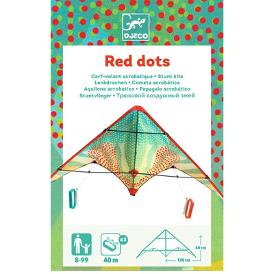 cerf-volant red dots - DJECO