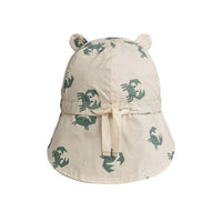 Chapeau d'été gorm réversible crab sandy/ peppermint - LIEWOOD LW17698 1989 0/3 5715493253554