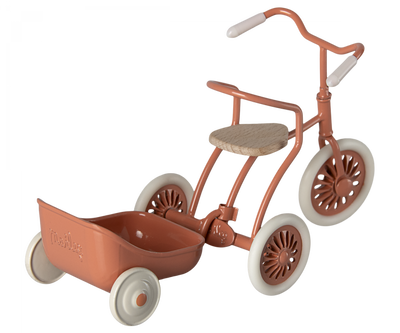 Chariot tricycle, Souris - Corail - MAILEG 11-4106-00 5707304133438