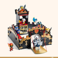chateau figurines ze black castel - djeco DJ06749 3070900067493