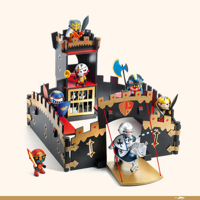 chateau figurines ze black castel - djeco DJ06749 3070900067493