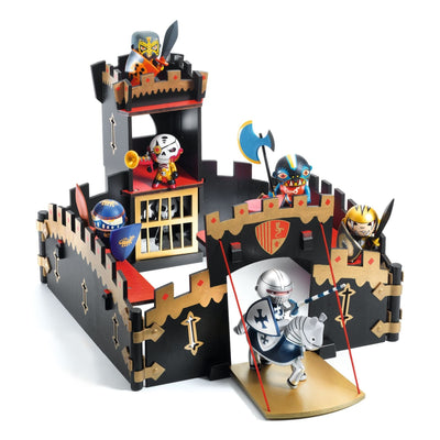 chateau figurines ze black castel - djeco DJ06749 3070900067493