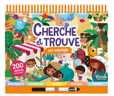 CHERCHE ET TROUVE - EN VOYAGE - AUZOU 