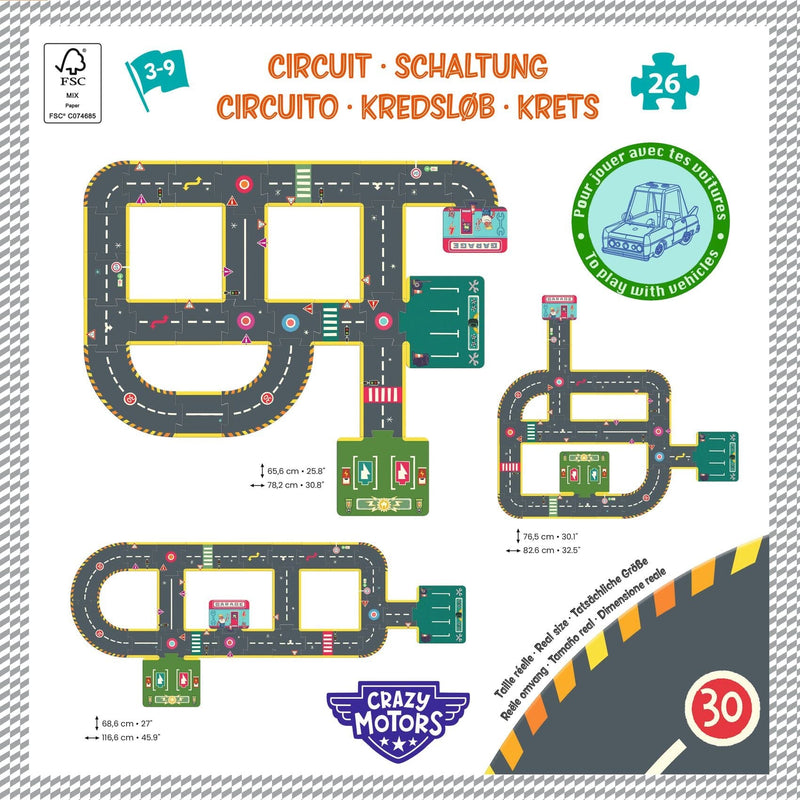 Circuit 26 pieces - DJECO DJ05498 3070900054981
