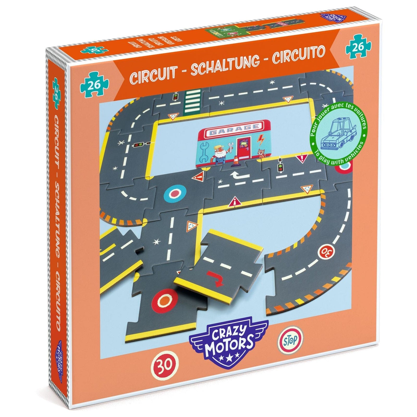 Circuit 26 pieces - DJECO DJ05498 3070900054981