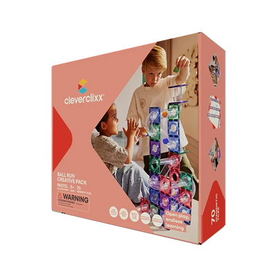 circuit à billes Ball Run Creative Pack Pastel - CLEVERCLIXX CC-3002 6096128047069