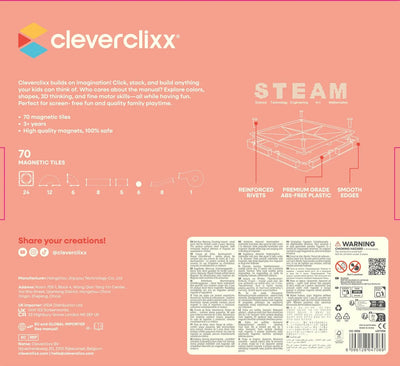 circuit à billes Ball Run Creative Pack Pastel - CLEVERCLIXX CC-3002 6096128047069