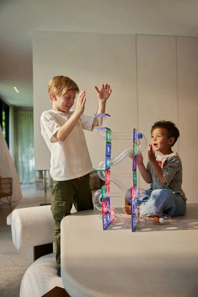 circuit à billes Ball Run Creative Pack Pastel - CLEVERCLIXX CC-3002 6096128047069