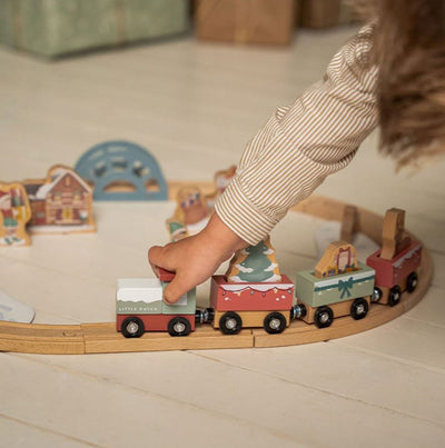 Circuit train de Noël en bois - LITTLE DUTCH LD4868 8713291448681