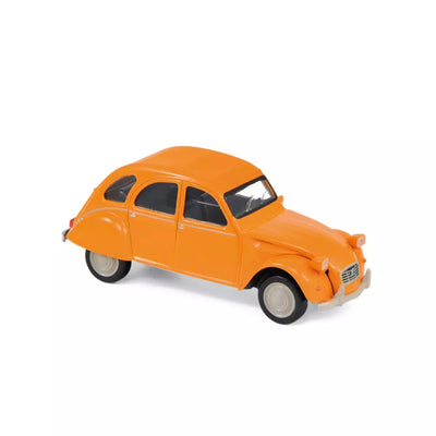 Citroën 2CV 6 Club 1979 Mandarin Orange Jet-car 1/43 - NOREV 150511 3551091505112