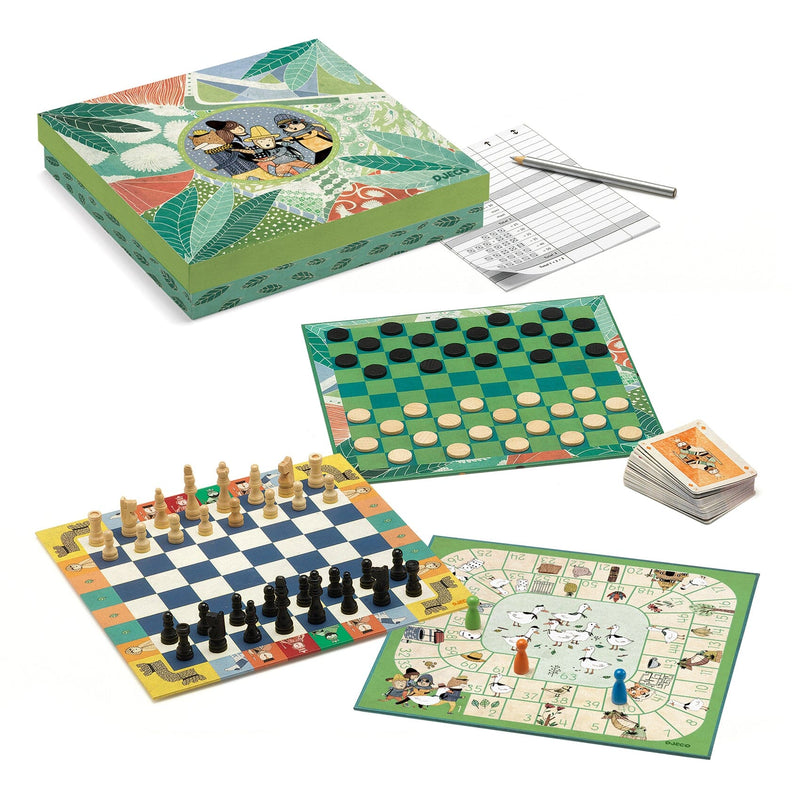 coffret 20 jeux de société classic box 6+ - DJECO DJ05219 3070900052192