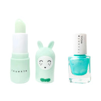 Coffret Aqua duo baume à lèvres et vernis à l'eau Pomme - INUWET