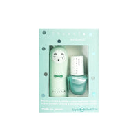 Coffret Aqua duo baume à lèvres et vernis à l'eau Pomme - INUWET