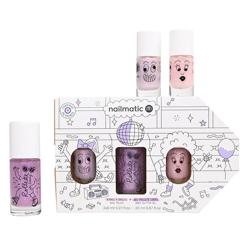 COFFRET BUS PARTY 2 VERNIS + 1 BODY ROLLETTE - Nailmatic 310BUSPARTY 3701650700667