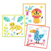 coffret creatif 3 pochoirs pour une image - Djeco DJ00028 3070900000285
