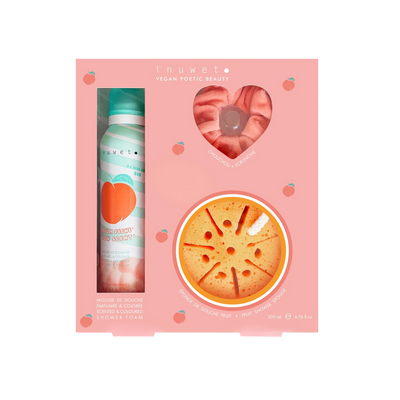COFFRET DE BAIN BUBBLE PEACH - INUWET