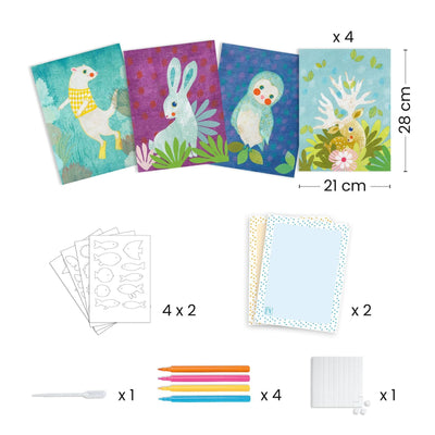 coffret de coloriage Avec du buvard - DJECO DJ00082 3070900000827