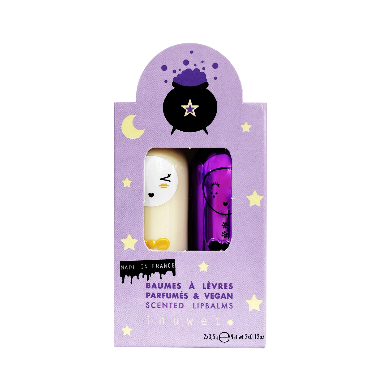 Coffret duo baume à lèvres édition halloween bouh - inuwet VINCB54 3760217140377