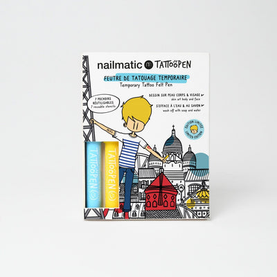 Coffret duo tattoopen Paris par Jo Little - Nailmatic 140tjoparis 3760229900112