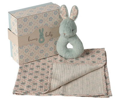 Coffret hochet lapin menthe - MAILEG 16-7500-00