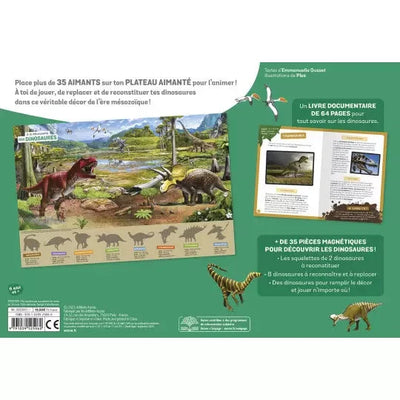 Coffret livre et aimants à la découverte des dinosaures AUZOU 9791039525060 9791039525060