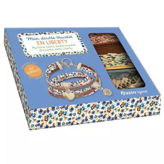 Coffret mon double bracelet en liberty- AUZOU 9791039501903 9791039501903