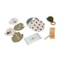 Coffret naissance Artichaut avec Baby Box et hochet de Petit Artichaut