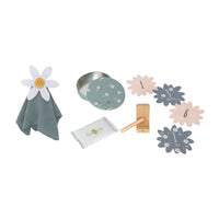 Coffret naissance Daisy Blue avec Baby Box et doudou de Petit Artichaut
