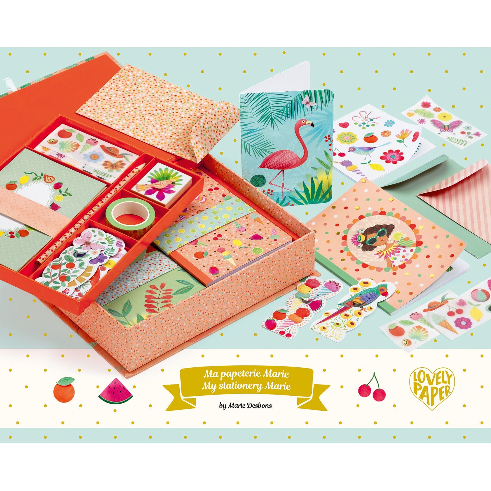 coffret papeterie marie - Djeco DD03503 3070900035034