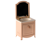 Coiffeuse avec miroir miniature Souris rose poudré- MAILEG 11-4115-00
