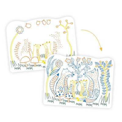 COLORIAGE MAGIQUE Familles des sous-bois - DJECO DJ00064 3070900000643