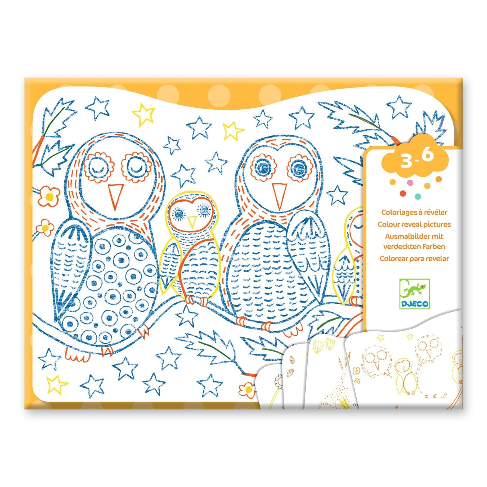 COLORIAGE MAGIQUE Familles des sous-bois - DJECO DJ00064 3070900000643