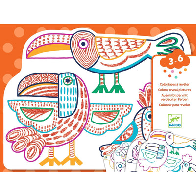 COLORIAGE MAGIQUE Familles sauvages - DJECO DJ00066 3070900000667