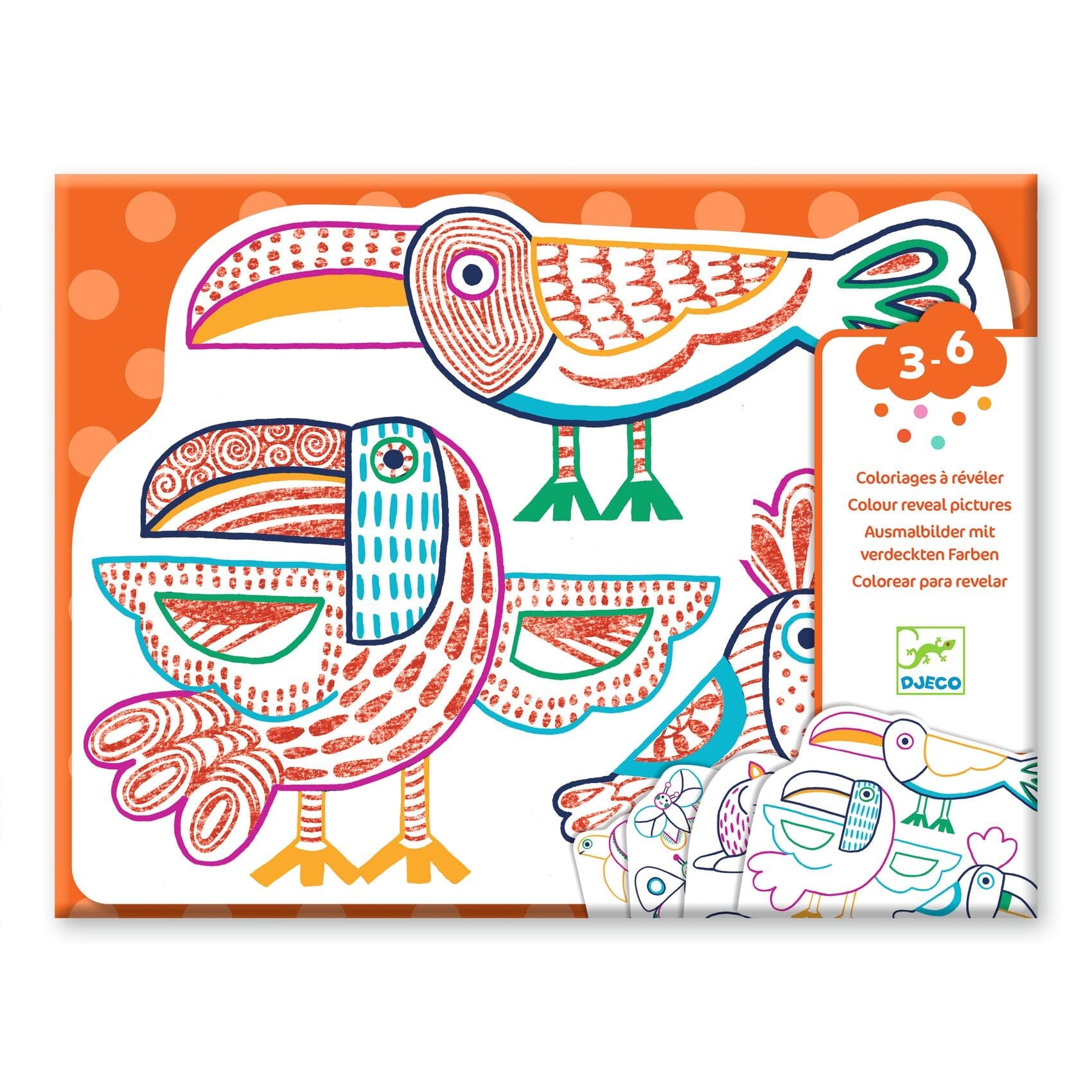 COLORIAGE MAGIQUE Familles sauvages - DJECO DJ00066 3070900000667
