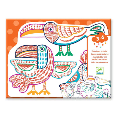 COLORIAGE MAGIQUE Familles sauvages - DJECO DJ00066 3070900000667