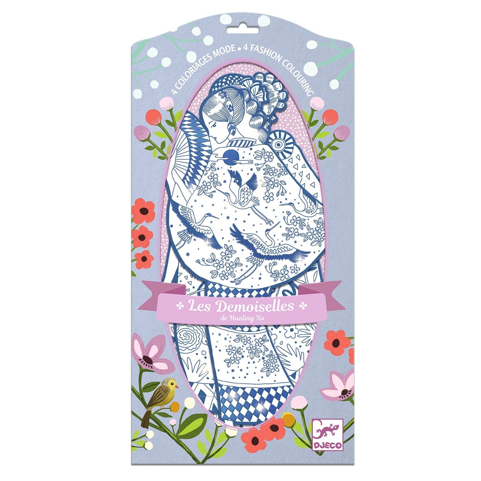 Coloriage mode laura et ses amies - Djeco DJ09550 3070900095502