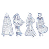 Coloriage mode laura et ses amies - Djeco DJ09550 3070900095502