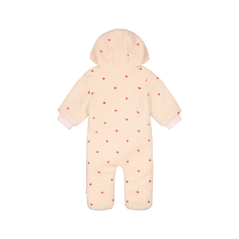 Combinaison bébé fille teddy rose clair – Babyface 