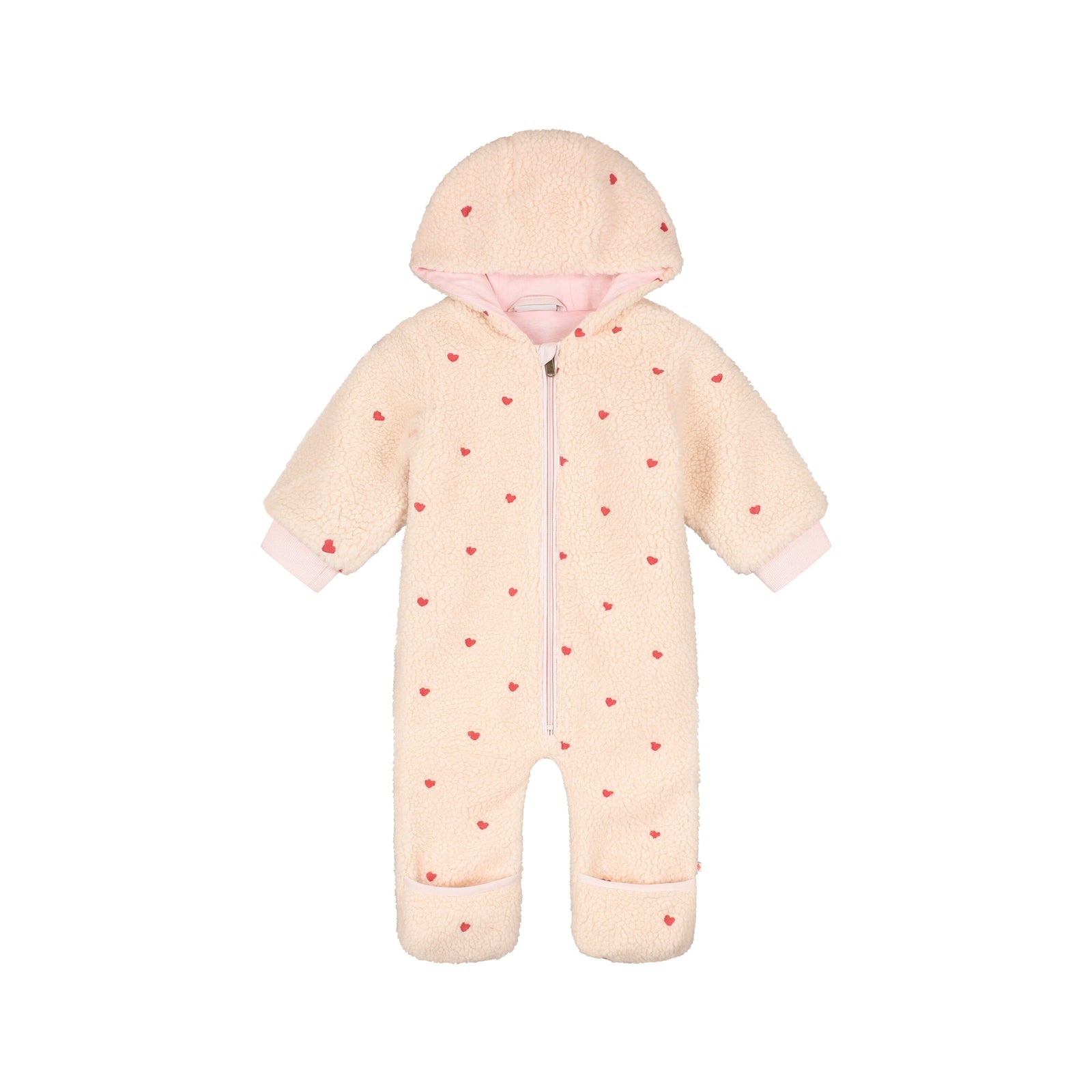 Combinaison bébé fille teddy rose clair – Babyface 