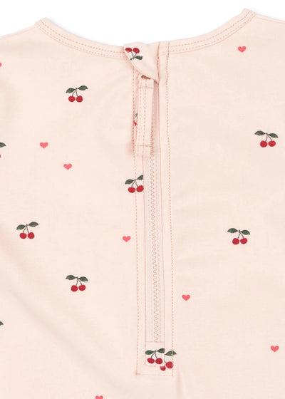 combinaison de bain merle cherry coeur rose - Konges Sløjd