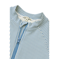 Combinaison de nage Max seersucker riverside/ crème de la crème- LIEWOOD lw17603 2660 68 5715493503529
