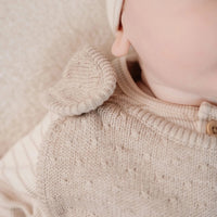 Combinaison tricoté beige - Little Dutch CL24224002 8720847027658