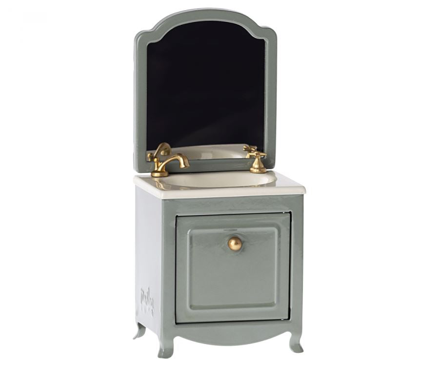 Commode miniature avec miroir souris dark mint - MAILEG 11-2117-01 5707304121954