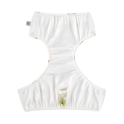 Couche de bain bébé Chien orange blanc - LASSIG