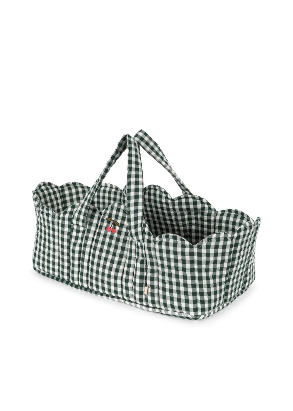 Couffin pour poupée green check - Konges Sløjd KS104285 P40022 5715681150450