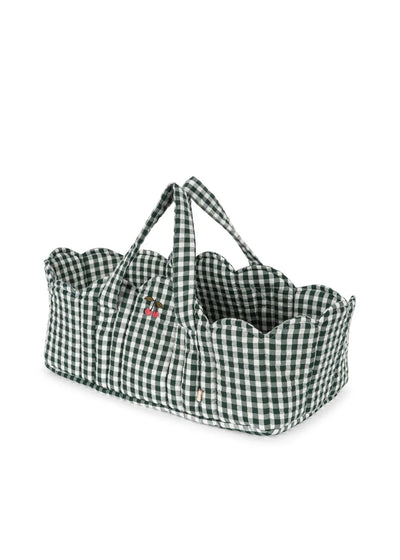 Couffin pour poupée green check - Konges Sløjd KS104285 P40022 5715681150450