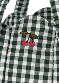 Couffin pour poupée green check - Konges Sløjd KS104285 P40022 5715681150450
