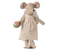 Couple de mariés dans joli coffret Maman & Papa souris - MAILEG