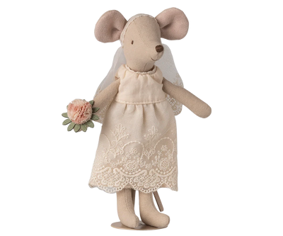 Couple de mariés dans joli coffret Maman & Papa souris - MAILEG