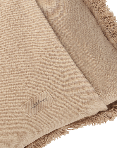 coussin rectangulaire à franges landscape sesame - NOBODINOZ 8435574932037 8435574932037
